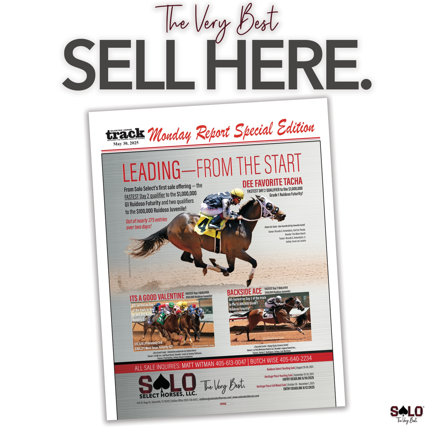 Solo Select Shakes Ruidoso With Fastest Futurity Qualifier on Day 2