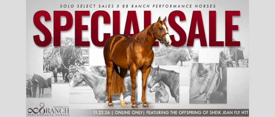 Solo Select Announces Partnership with 88 Ranch for Online Sale Showcasing Program Built on Sheik Jean Fly HTT