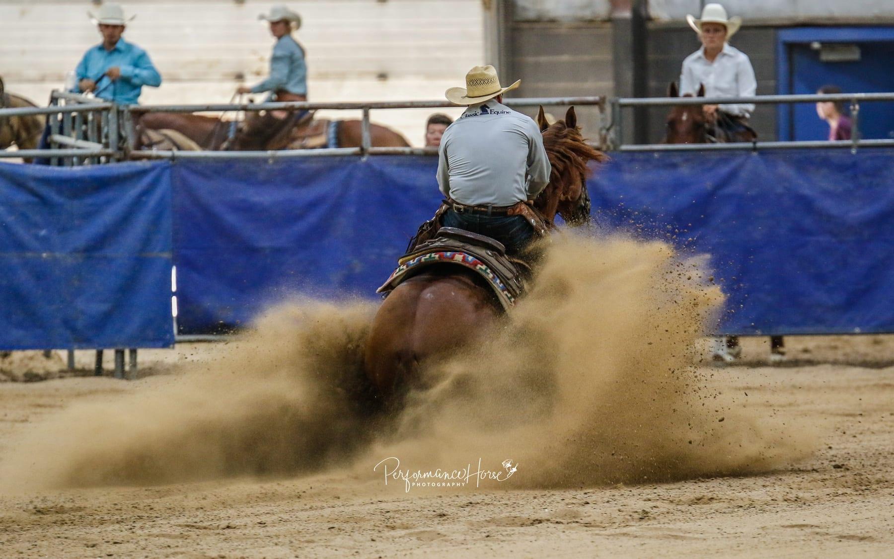 CR Get Tuff, sorrel reined cow horse stallion at Solo Select Horses — photo 4