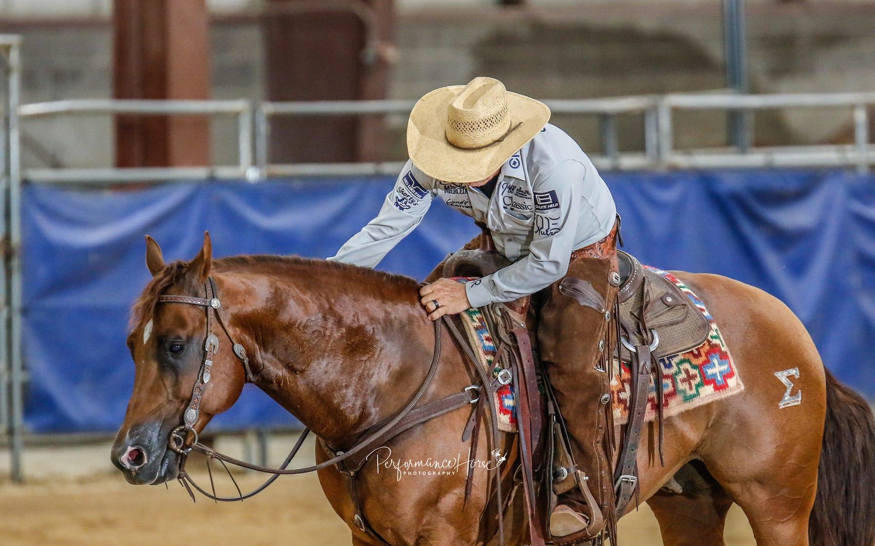 CR Get Tuff, sorrel reined cow horse stallion at Solo Select Horses — photo 5