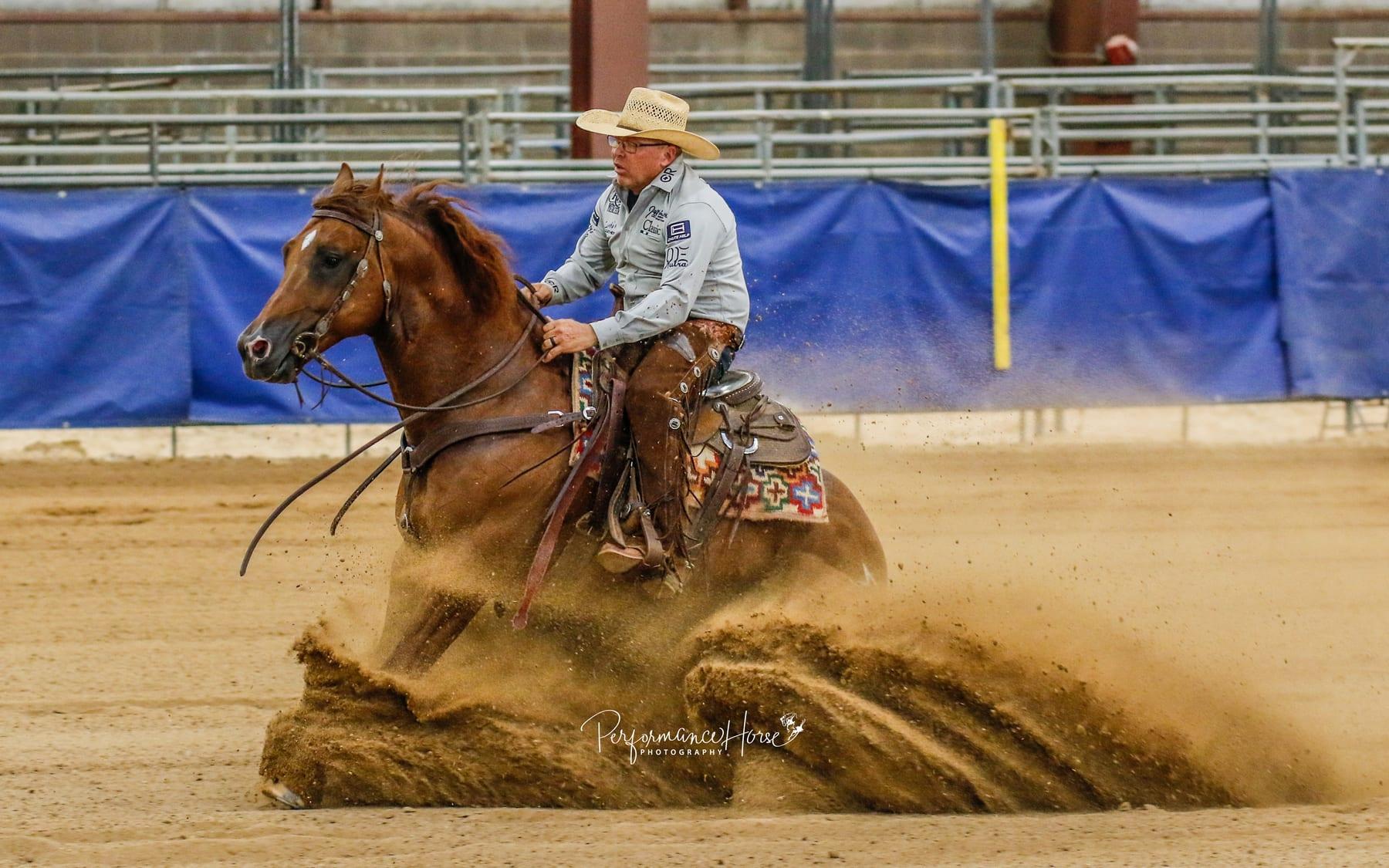 CR Get Tuff, sorrel reined cow horse stallion at Solo Select Horses — photo 7