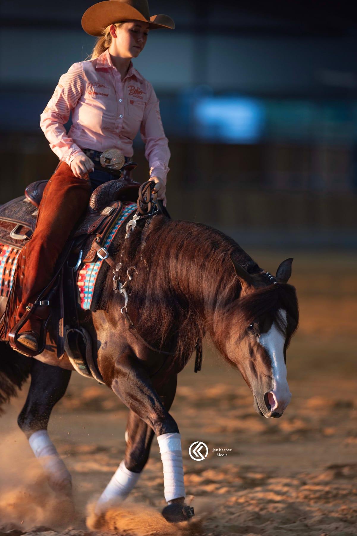 The Firemen, sorrel reining stallion at Solo Select Horses — photo 4