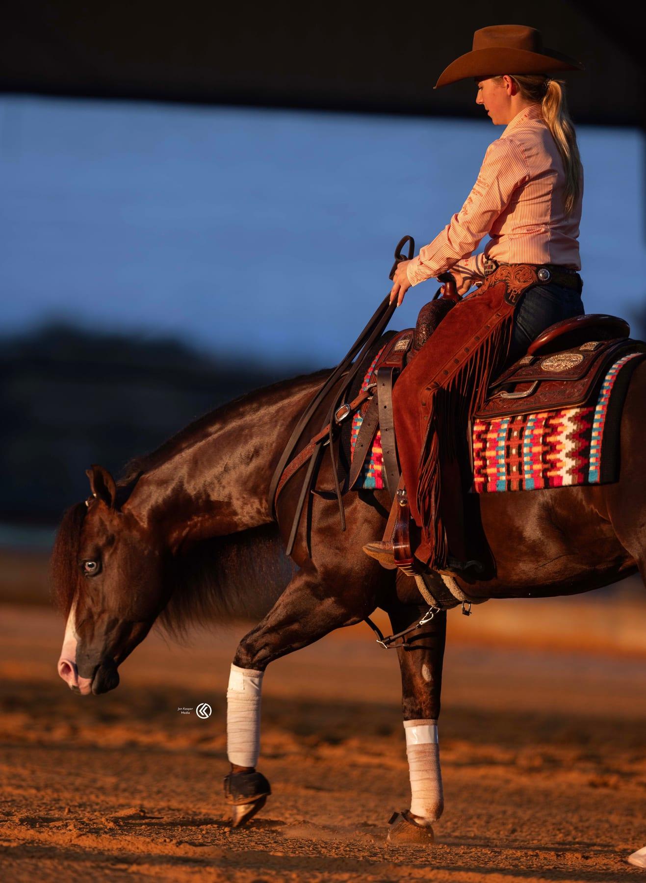 The Firemen, sorrel reining stallion at Solo Select Horses — photo 7