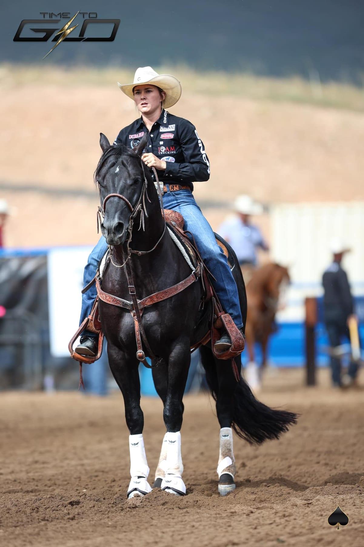 Time To Glo, black roping stallion at Solo Select Horses — photo 11