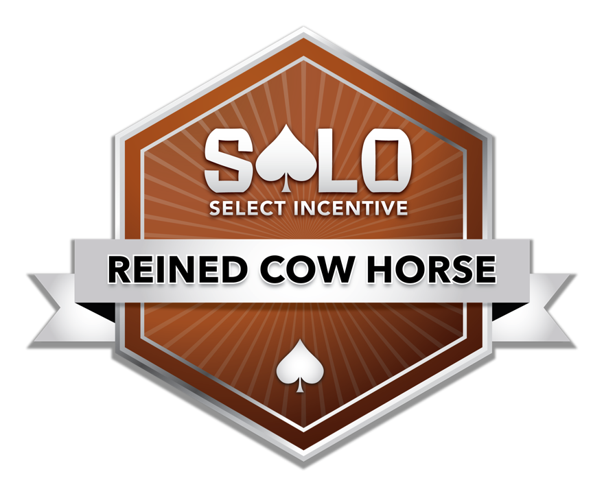 Solo Select Reined Cow Horse Incentive badge