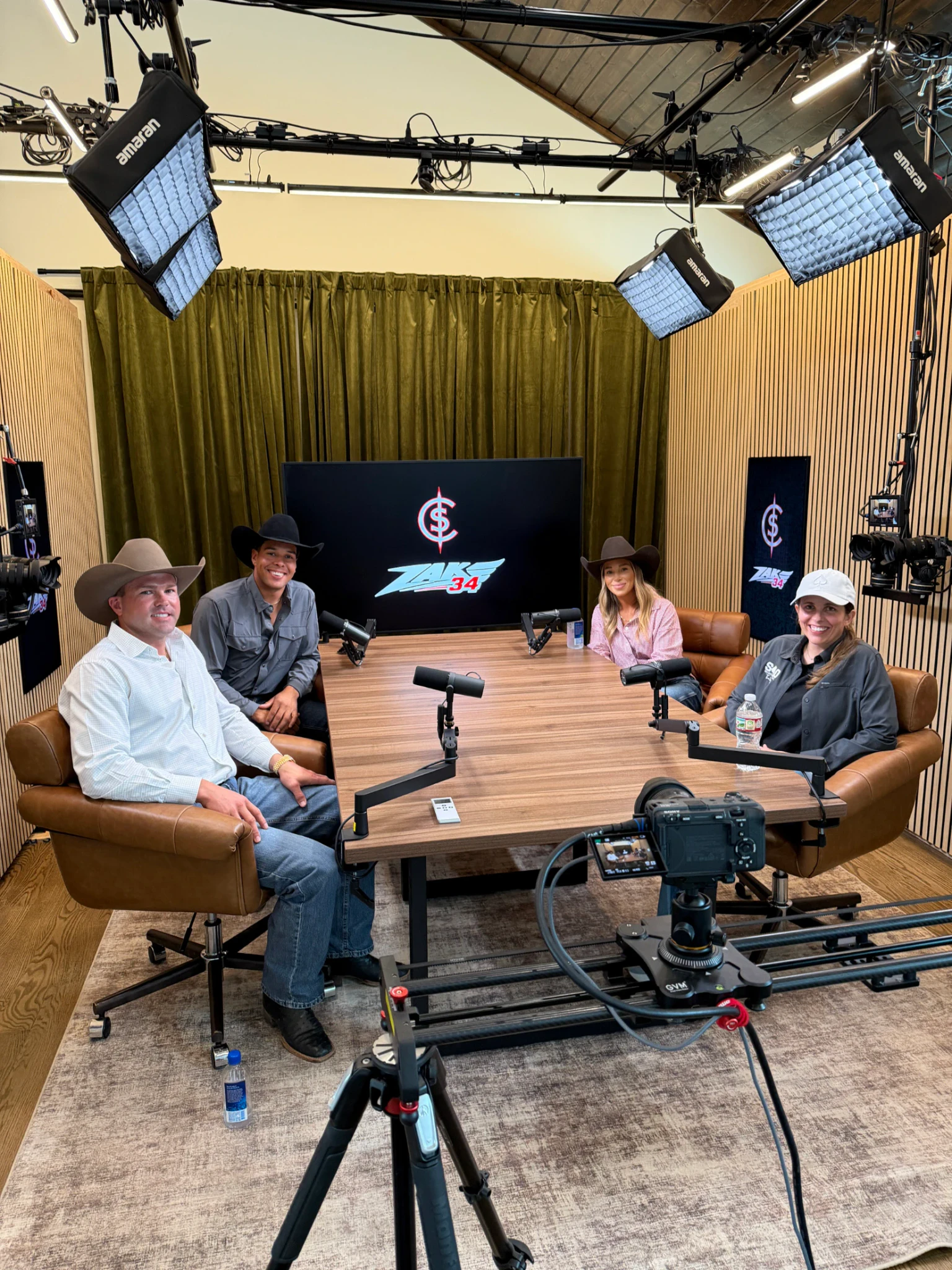 C&S Equine at Solo for a podcast about Zak 34