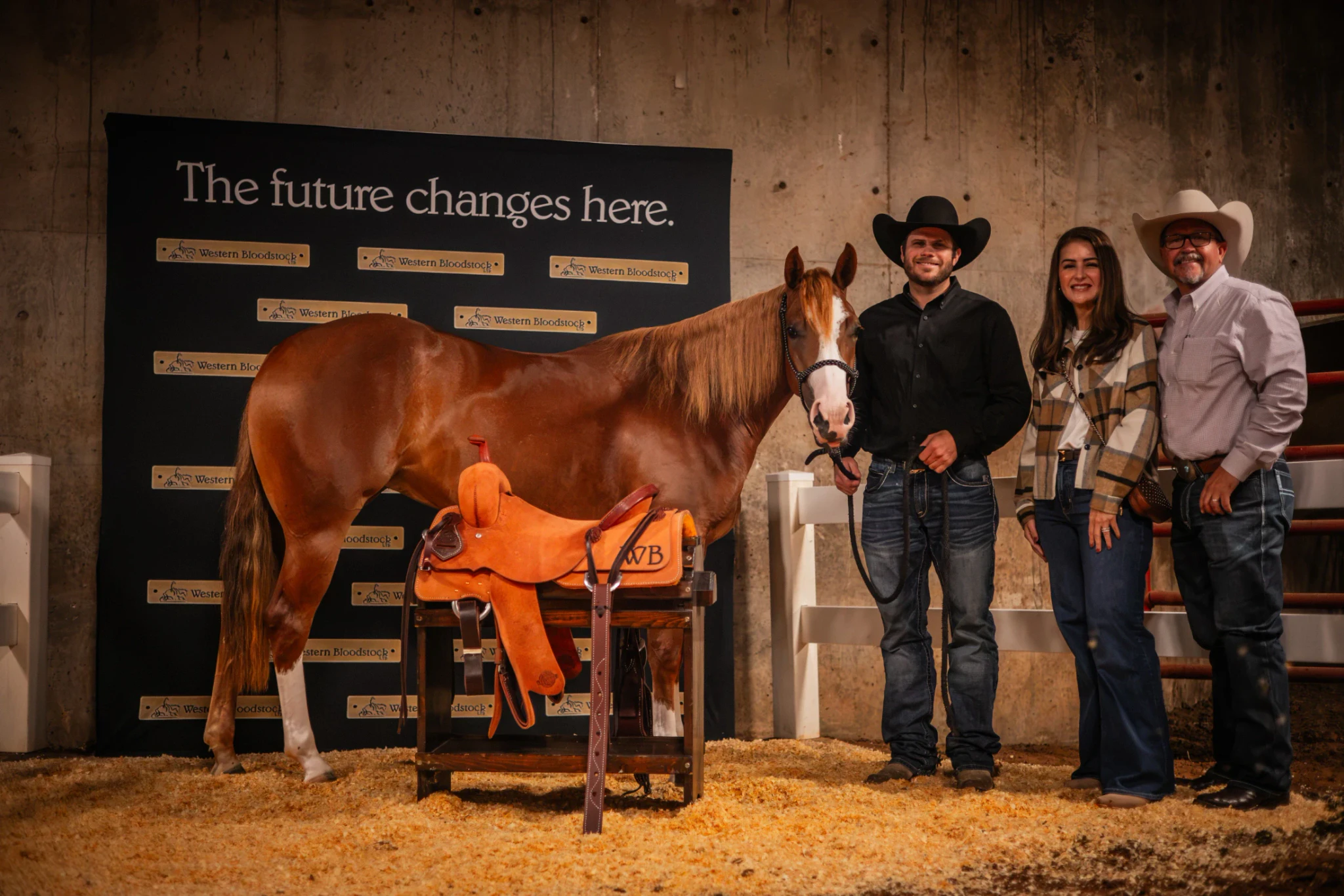 Cuff It sold for $100,000 at the Western Bloodstock 2-Year-Old Snaffle Bit Futurity Sale, topping the session for Ramos Remuda.
